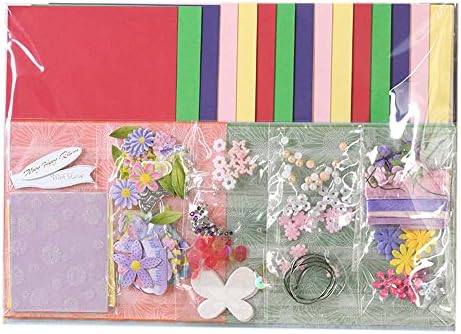Huralona Greeting Card Making Supplier Envelope Kit Gift Anniversary Craft | Handmade DIY Card Kits 15 Cards 15 Envelopes and Dec Accessories for Birthday Thanksgiving Christmas Wedding Invitation