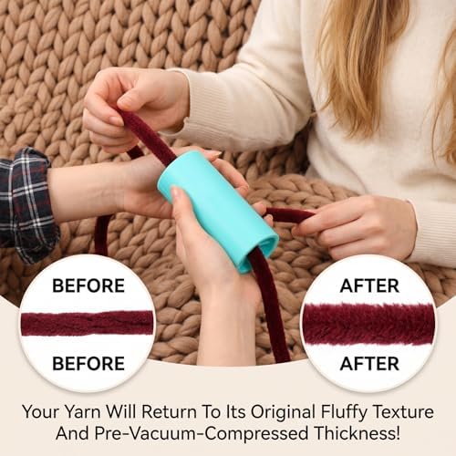 Gjinxi Chunky Yarn Fluffer Efficient Fluffing Reviving Tool Accessory