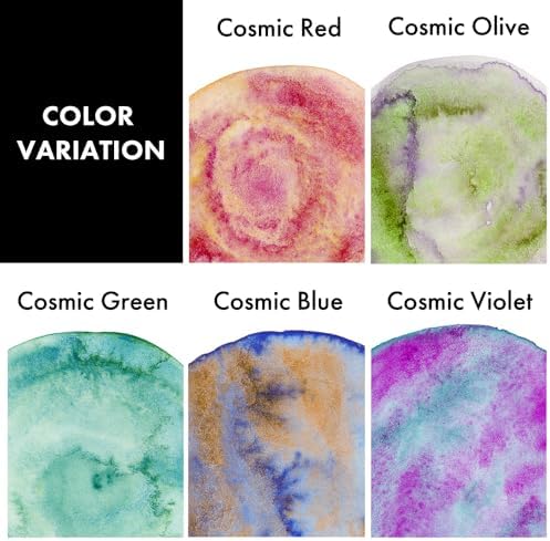 Kuretake Gansai Tambi GRANULATING COLORS 2, 5 Color Set, Made in Japan