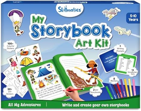 Skillmatics Storybook Art Kit – Adventures, Writing Activity, Gift for Kids
