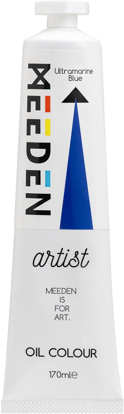 MEEDEN Artist Grade Oil Paint: Ultramarine Blue - 170ml/5.7oz Tube | Professional Art Paints and Supplies for Canvas Painting