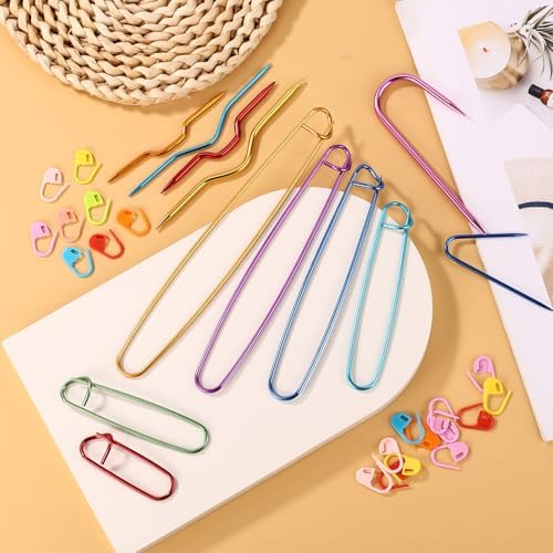 32pcs Knitting Tool Set, Multi-Color Weaving Tool Accessories