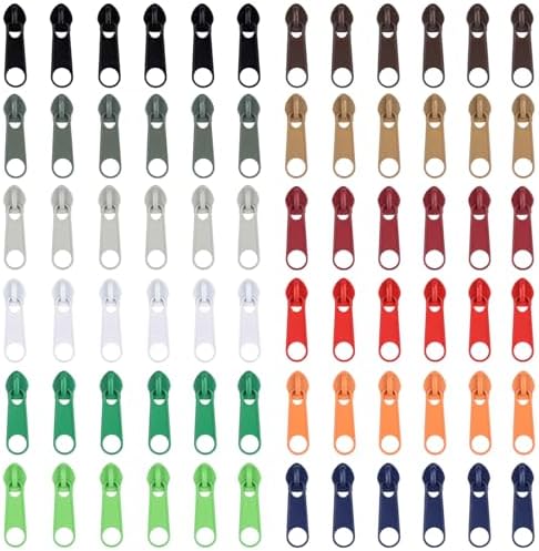 DOITEM Zipper Repair Kit - 5# Zipper Pull Rescue Kit for Clothing, Jackets, Purses, Luggage, Backpacks