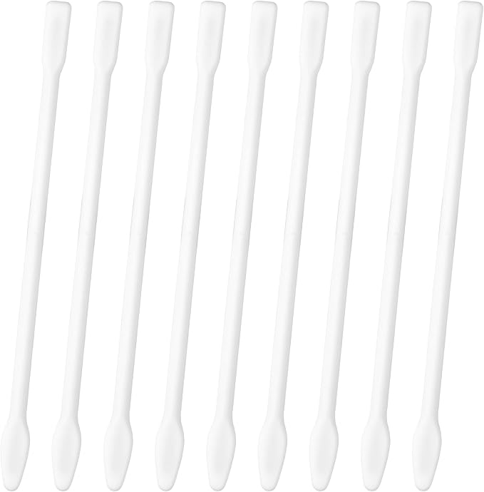 Gartful 9PCS Large Silicone Stir Sticks, Reusable Epoxy Resin Mixing Sticks, Non-Stick Craft Stirring Rods for Paint Mixing, Glitter Tumblers, Liquid Art Supplies, DIY Crafts Tools, White