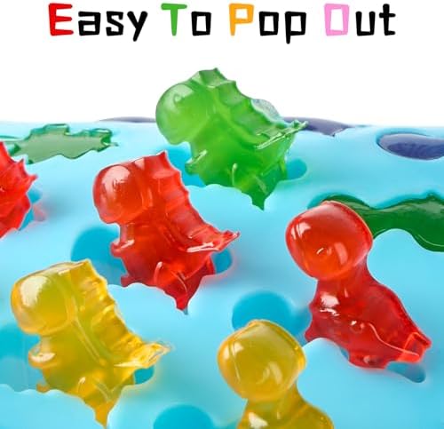 Mini Gummy Candy Silicone Molds Set, 6 Pcs