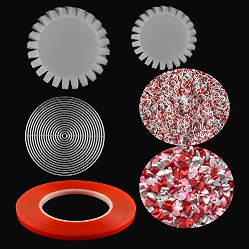 40 PCS/Set Nesting Basic Square Frame Dies and Clear Flat Shaker Cover Double Sided Tape Embellishments for Card Making DIY Scrapbooking Transparent Shaker Creator Acetate Sheets Arts Crafts Projects