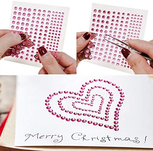 4125 PCS Self Adhesive Rhinestone Stickers, Nicpro Bling Gem Stickers