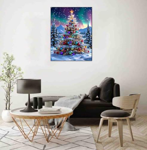 DYAIYYMQ Tree Stamped Cross Stitch Kit for Adults 15.7x11.8 inch