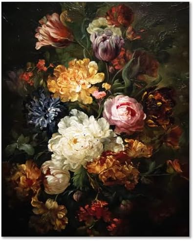 Paint by Numbers for Adults Peonies, Paint by Numbers Flowers 16x20 Inch