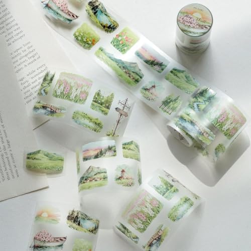 Kesari PET Tape Stickers for Scrapbooking Supplies, Journal Stickers for Journaling