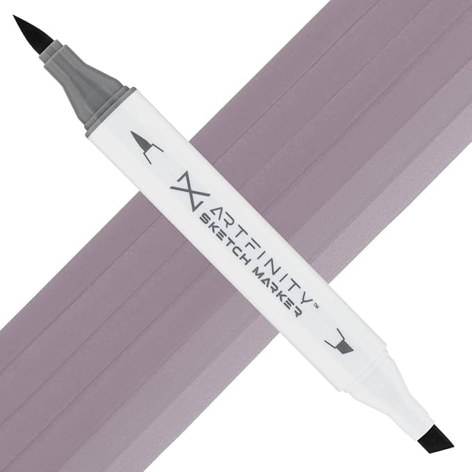 Artfinity Sketch Markers - Slate Gray V9-5, Vibrant, Professional, Dye-Based Alcohol Markers for Artists, Drawing, Travel, & More