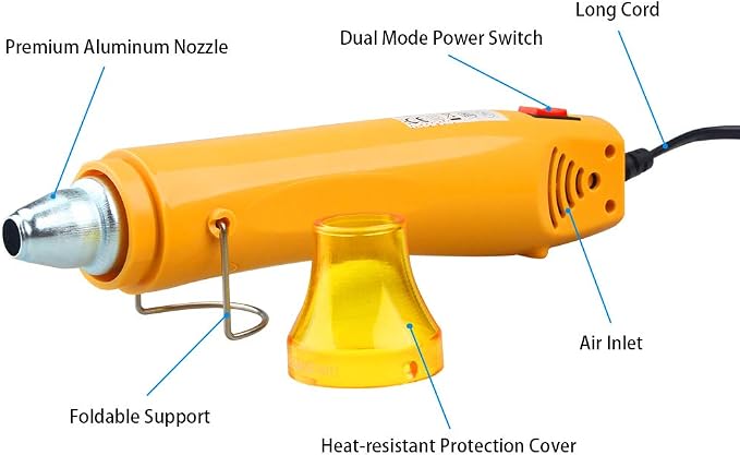 Tomorotec New Power Adjustable Mini Heat Gun, up to 660 F