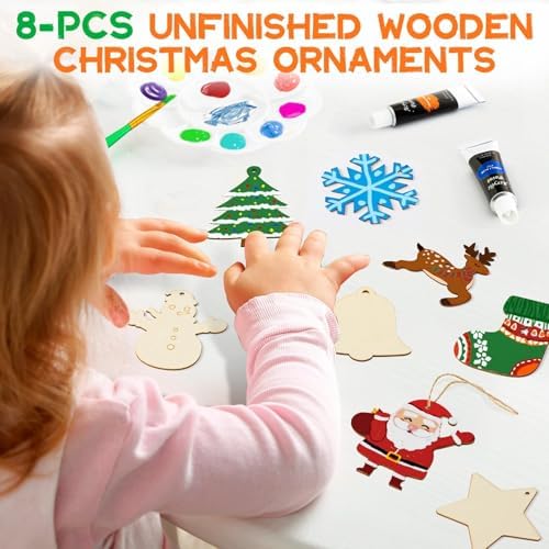 Acrylic Paint Canvas Set for Kids, Complete Kids Art Painting Supplies Kit