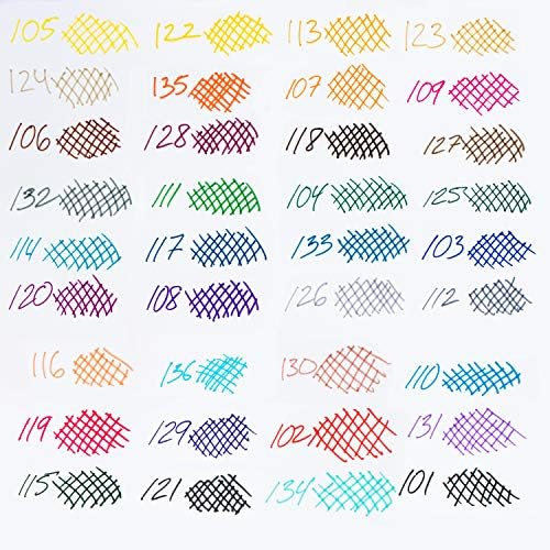 Pentel Color Pen Set, 36 Assorted Colors (S360-36)