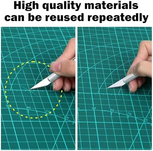 Yayatty Polymer Clay Tools, Acrylic Clay Roller, Acrylic Sheet, Rotary Cutting Mat, Round Polymer Clay Cutters with Clay Slicer Blade for Pottery and Sculpture (32 PCS)