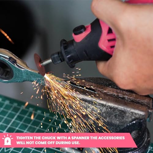 180W Corded Rotary Tool Kit, 8000-35000 RPM 61 Accessories for DIY | Powerful 180W Rotary Tool Kit for Cutting, Sanding, Grinding, Polishing, Engraving & Drilling