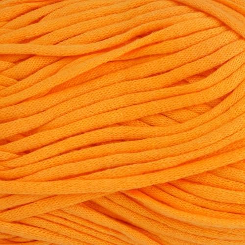 Loops & Threads Cuddle Craft Tube Yarn – Medium (4) Cotton Nylon Blend, Soft Tube Yarn for Knitting, Crochet & Crafts, Ideal for Apparel, Accessories & Decor, 109 yd / 3.52 oz Skein, 8 Pack