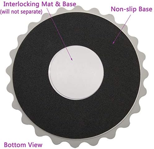 Green Self Healing Rotating Cutting Mat, Rotatry Cutting Mat for Office School Supplies Quilting Size 8" x 8"