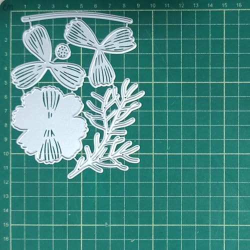 Cutting Dies Metal Stencils Scrapbooking Tools DIY Embossing Template for Paper Card Making Album Arts Crafts Supplies (Galsang Flower-9.5x11.7cm)