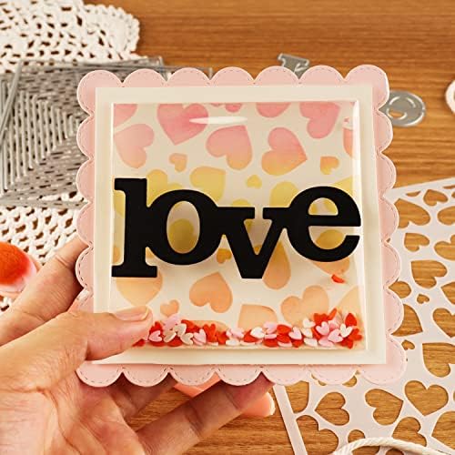64Pieces/4Sets Frame Dies for Card Making Retro Round, Rectangle Frame Metal Cutting Dies for DIY Scrapbooking Paper Crafting Arts Crafts Die Cuts Stencil Template