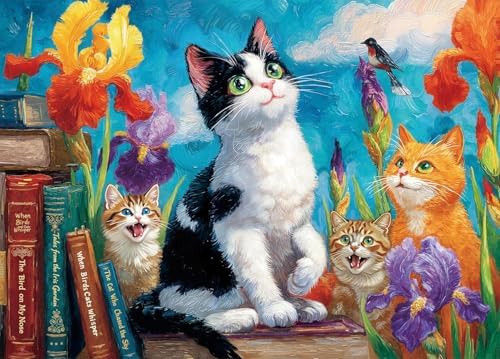 DYAIANGMU Cat Paint by Numbers Kit for Adults Beginners 19.6X15.7inch