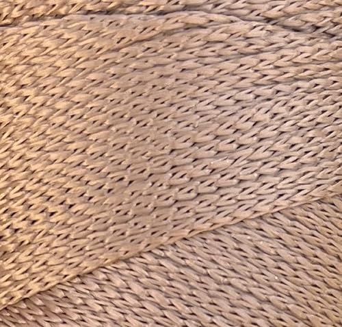 Polyester Macrame Cord 2mm x 251 Yards, 100% Polypropylene Premium Macrame Rope, Colorful Yarn Crochet Macrame Bag Craft for Wall Hangers, Bags, Bottom Plates, Carpets (Caramel, 1 Skein)