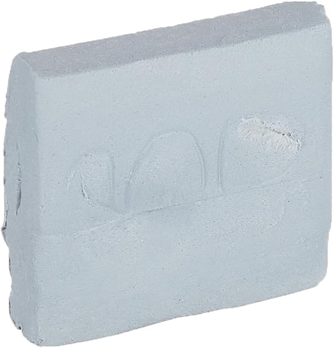 Faber-Castell Kneadable Eraser for Artists in Storage Case - Absorbent Kneaded Erasers, Art Eraser, Grey (Pack of 3)