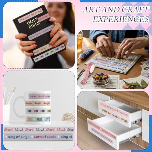 24 Rolls Christian Washi Tape Back to School Bible Verse Gifts