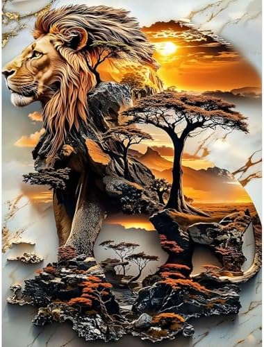 Lophomie Diamond Art Kits for Adults, 5D Landscape Diamond Painting Kits
