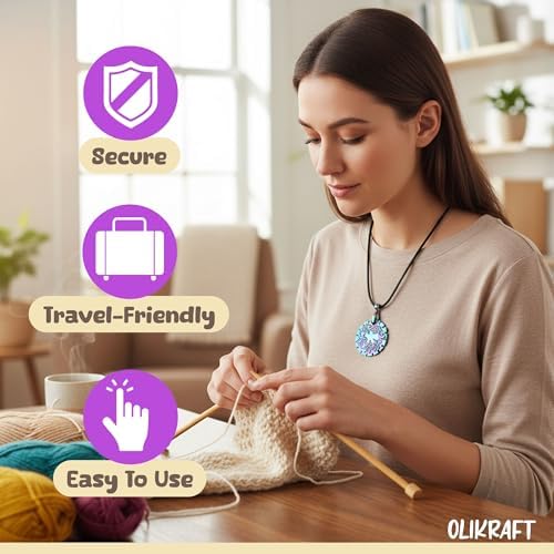 Olikraft 4-Pack Yarn Cutter Pendants (Mixed Colors)