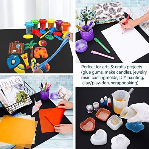 Gartful Extra Large Silicone Mat for Craft, 25.2" x 17.7" Silicone Craft Sheet Jewelry Casting Mold, Countertop Mat, Nonskid Counter Table Protector, Multipurpose Mat, Placemat, Black