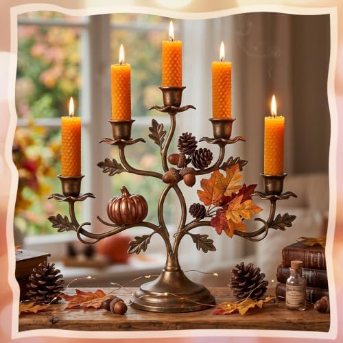 Yuntau 24 Pcs Beeswax Candle Making Kit, 8 x 8 Inches, Orange