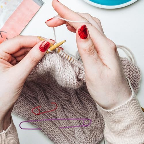 12pcs Knitting Stitch Holders and Cable Needles Set