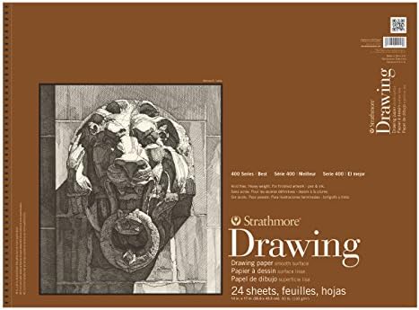 Strathmore (400-107 400 Series Drawing, Smooth Surface, 14x17, White