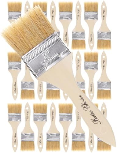 Bates- Chip Paint Brushes, 2 Inch, 24 Pack, Chip Brush, Brushes for Painting