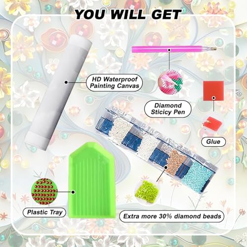 AIBOERL Diamond Art Kits for Adults,Tree Special Shape Diamond Painting | Special Shape Tree Diamond Painting for Beginners DIY Rhinestone 5D Diamond dots(Gemstone Craft)Wall Art Gift 12x12IN