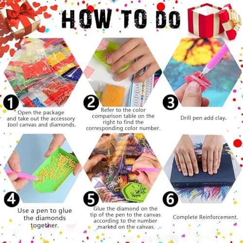 Accompany Wind Country Path Diamond Art Kits for Adults, 5D Diamond Painting Kits for Beginners,DIY Round Full Drill Diamonds Gem Art Crafts for Home Wall Decor Gifts 12x16 Inch