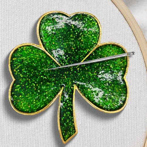 Needle Minder Magnet, Magnetic Needle Minder, Needle Minders Magnetic Cross Stitch Accessories, Magnetic Needle Holder, Life Tree, Butterfly, Cats, Owl, Heart (Shamrock)