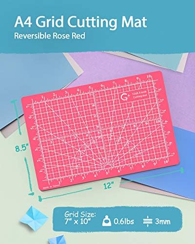 G+ Self-Healing Modeler's Cutting Mat A4 9 x 12"; Professional Small Cutting Board for Kids Modeling, Scrapbooking, Gundam Building, Rotary Cutting - A Great Hobbyist Cutting mat