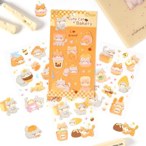 128Pcs Cute Pets for Scrapbooking,Self-Adhesive Transparent Cute Pets Scrapbook Supplies Journaling Supplies for Adult Card Making Letters DIY Water Bottle Cards Decoration