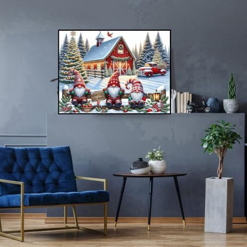 Gnomes Diamond Art Kits for Adults,Diamond Painting Kits for Beginners