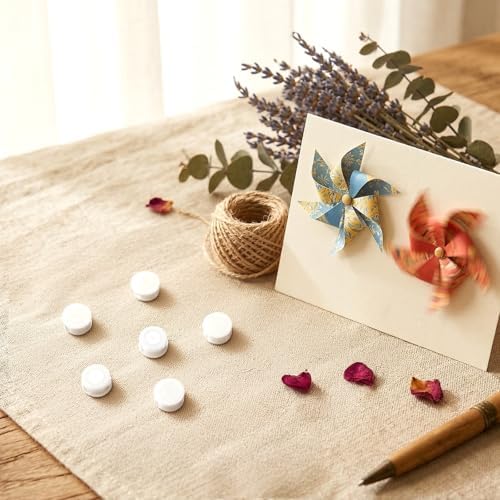 30 Pcs Mini Rotating Bearings, DIY Rotating Base, 360°Rotation Smooth Spin for Handmade Crafts Paper Cards Scrapbooking Greeting Cards Jewelry Making Nail Decoration