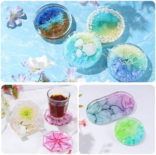LET'S RESIN Concentrated Alcohol Ink Set, 26 Vibrant Colors (Each 0.35oz)