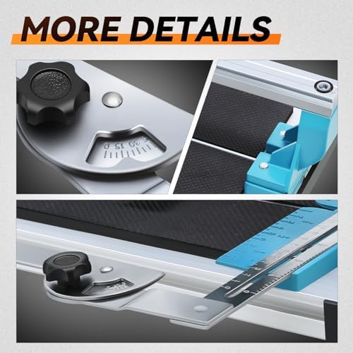 Auto Dynasty 35" Manual Tile Cutter, Cutting Ceramic Porcelain Tile Floor