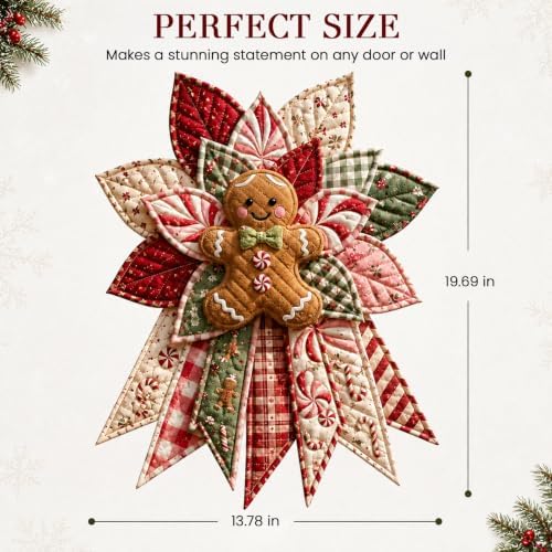 Daily Partner Quilted Christmas Door Hanging DIY Sewing Kit (B1)