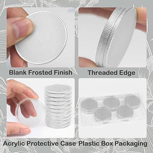 10 Pcs Blank Challenge Coin, Engraving Blanks Coins