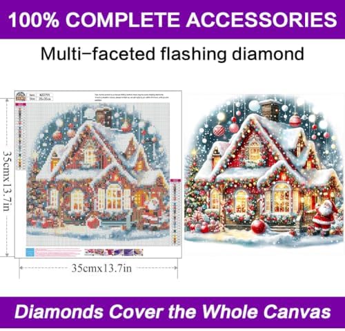 Christmas Diamond Art Kits for Adults, Diamond Art Painting Kits for Adults