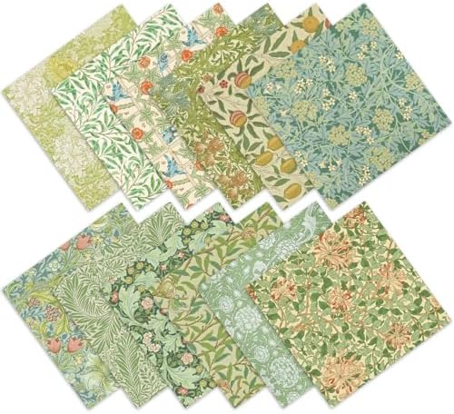 12×12 Vintage Spring Vine Scrapbook Paper Watercolor Patterned Paper,24 Sheets Double-Sided CardStock Papers Pad for Holiday Cardmaking Journaling DIY Origami Decorative Craft Papers.