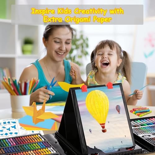 Art Supplies, 272 Pack Art Set Crafts Drawing Kit for Kids Girls Boys Teens
