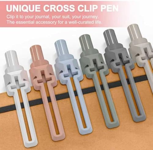 6 Pack Bible Journaling Gel Pens, 0.7mm Black Ink Retractable
